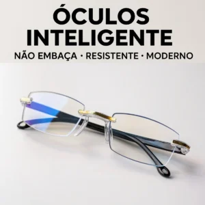 Óculos Inteligente com Ajuste de Grau Automático - Para Perto e Longe - Anti Luz Azul