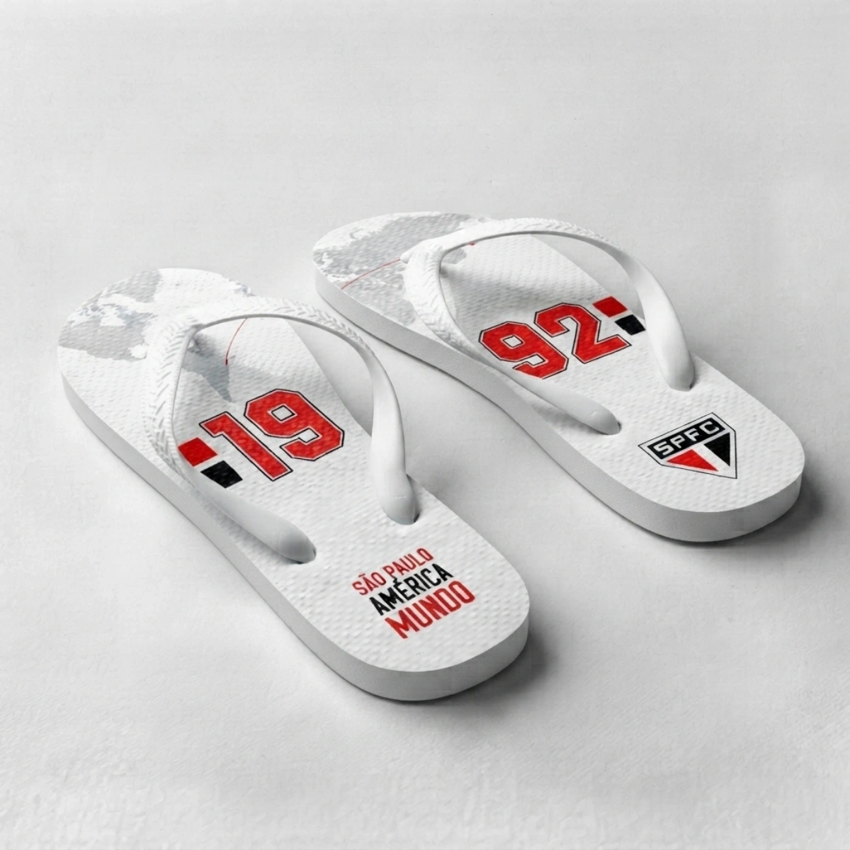 Chinelo Masculino São Paulo Varias Estampas - Imagem 14