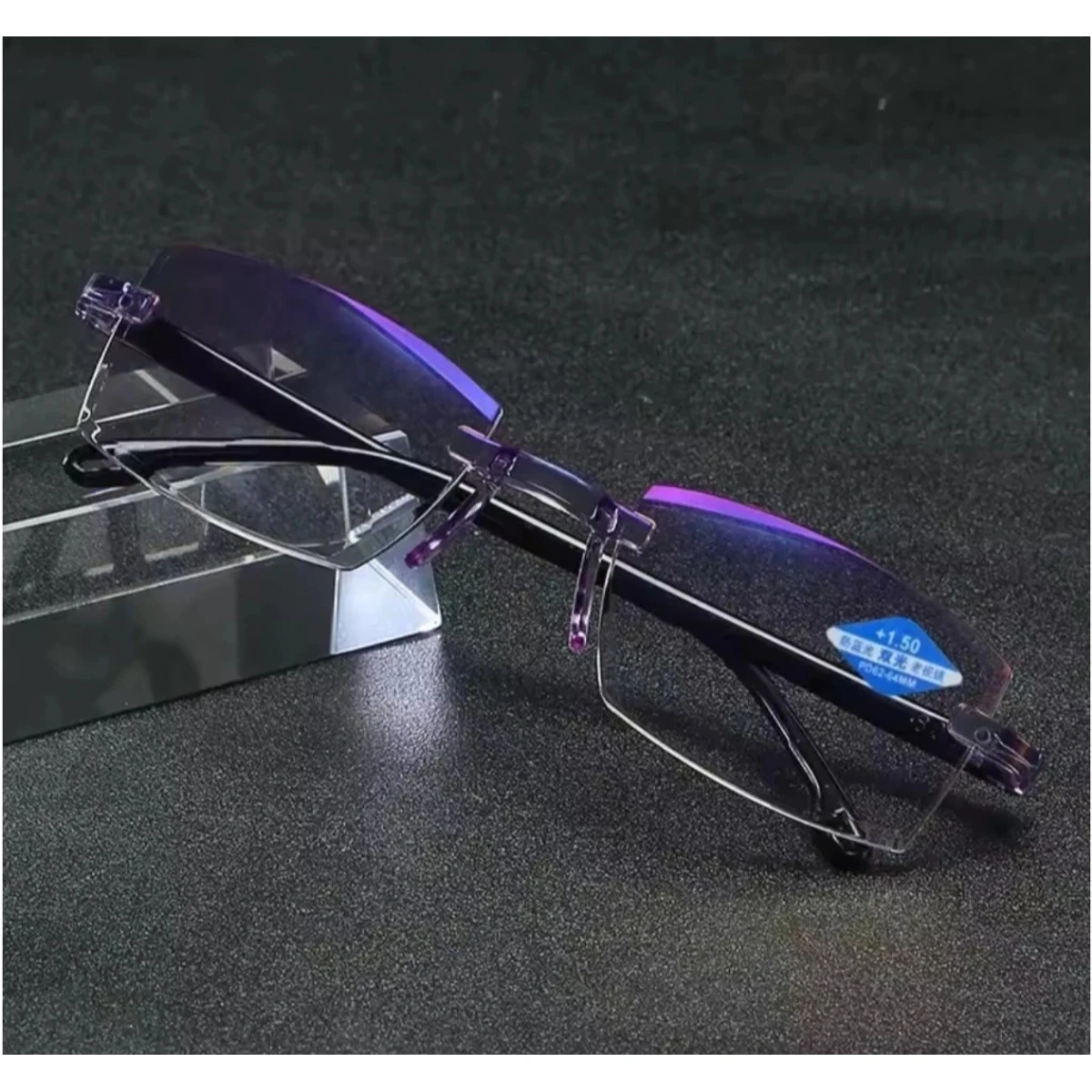 Óculos para Perto e Longe + Estojo e Limpa Lentes | Kit Completo - Imagem 3