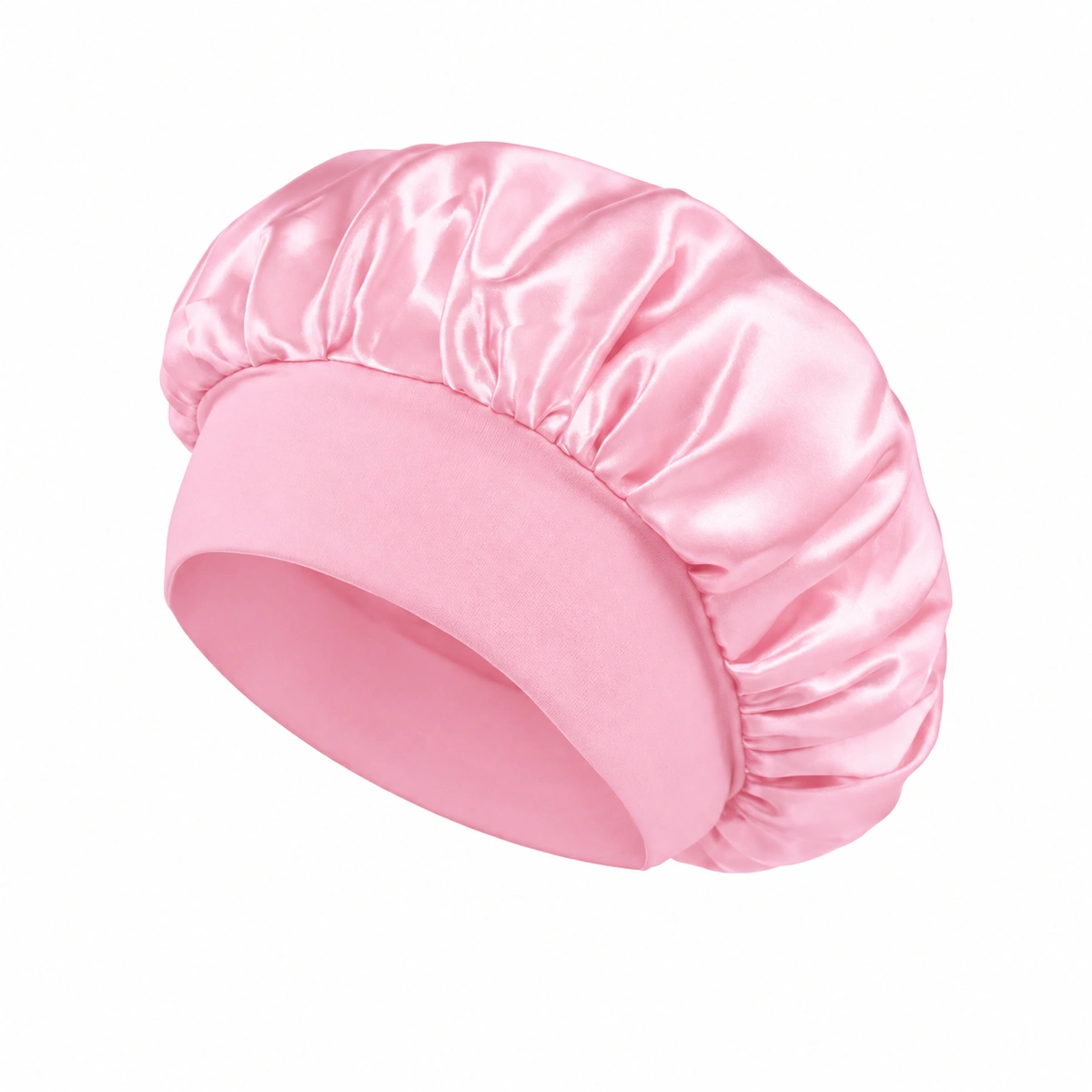 Touca de Cetim Infantil com Faixa para Dormir Cabelo - Imagem 3