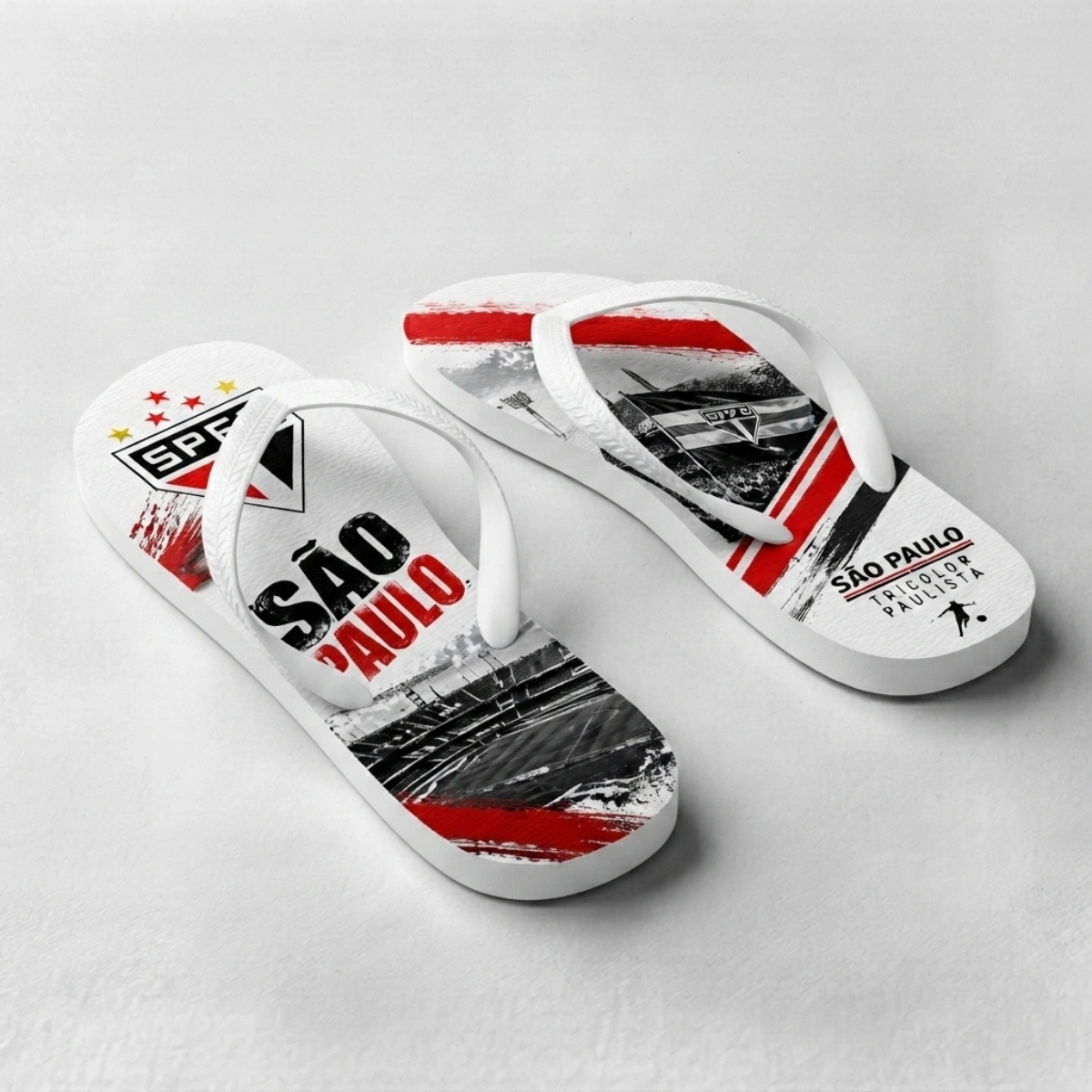 Chinelo Masculino São Paulo Varias Estampas - Imagem 23
