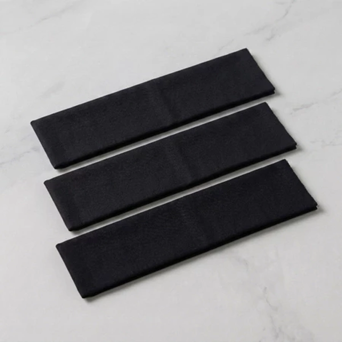 Kit 3 Faixas de Cabelo Esportivas Elásticas Headband Academia Corrida Fitness - Imagem 3
