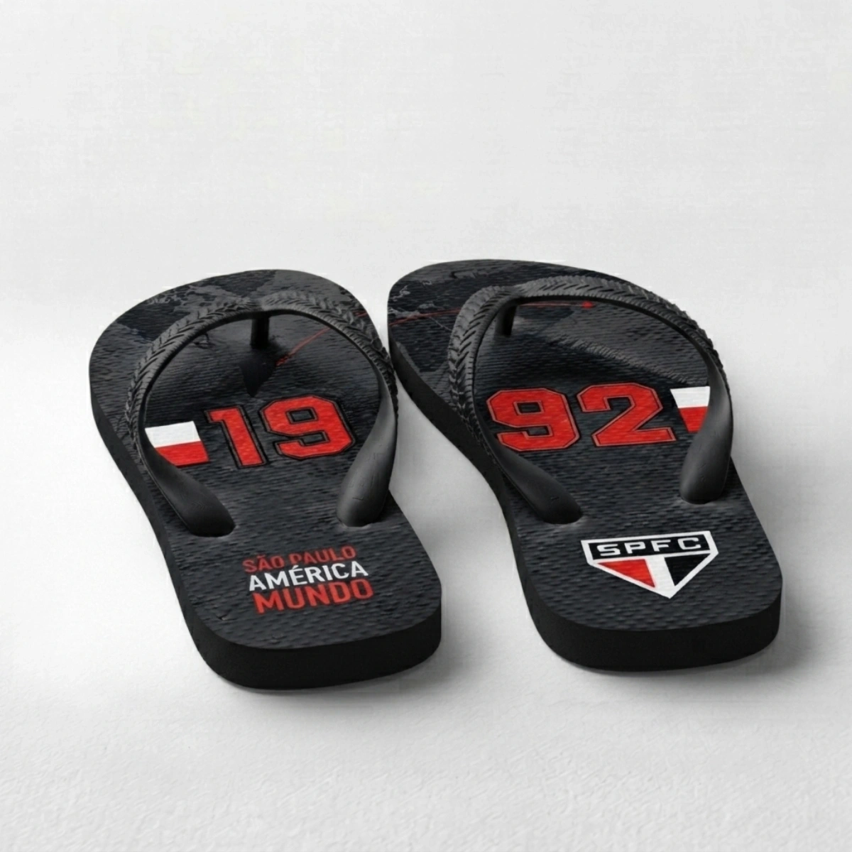 Chinelo Masculino São Paulo Varias Estampas - Imagem 10