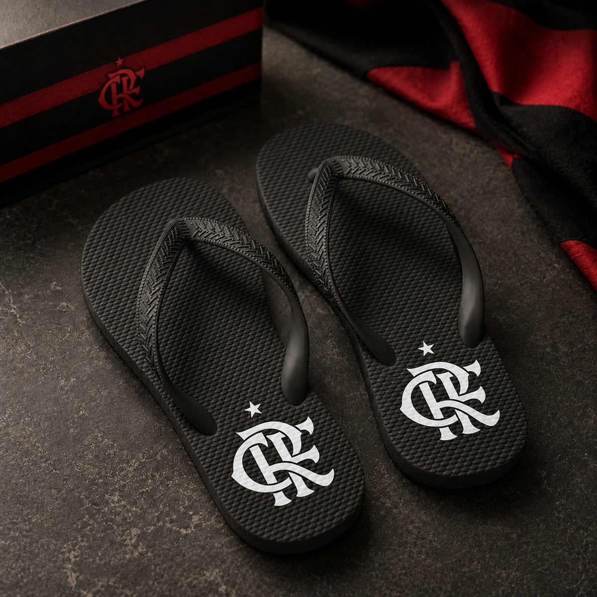 Chinelo Masculino Flamengo CRF Classic - Imagem 8