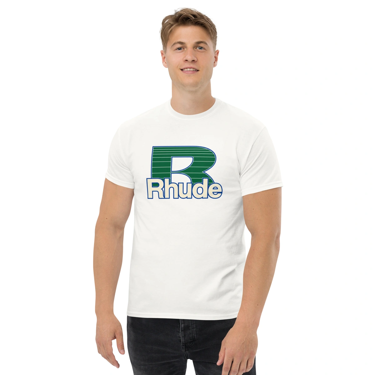 Camiseta Masculina Rhude Green Line - Imagem 3