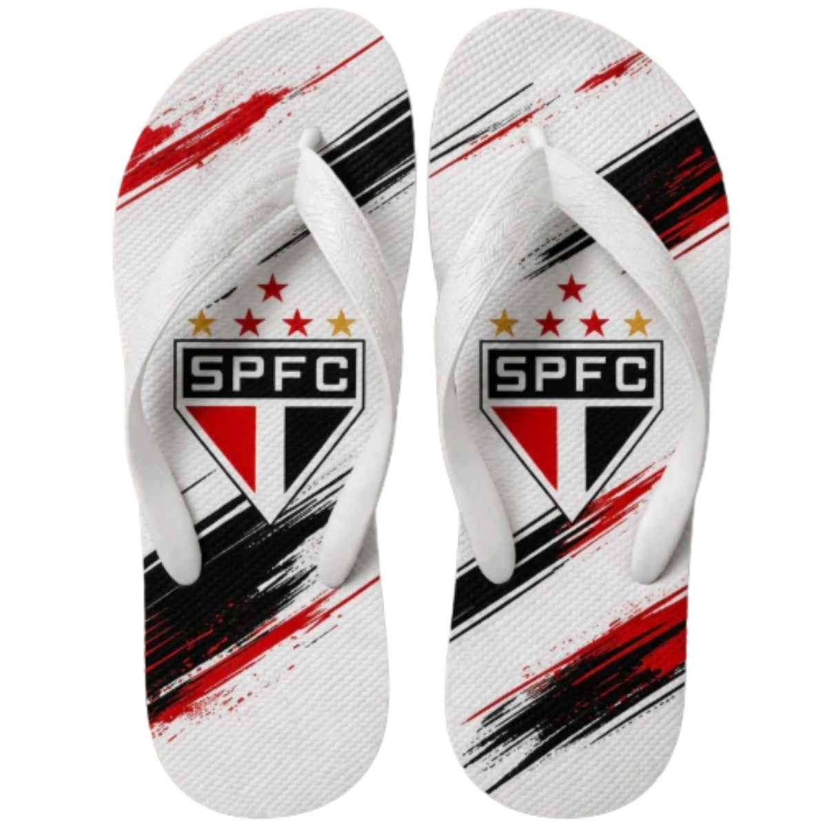 Chinelo Masculino São Paulo Varias Estampas - Imagem 3