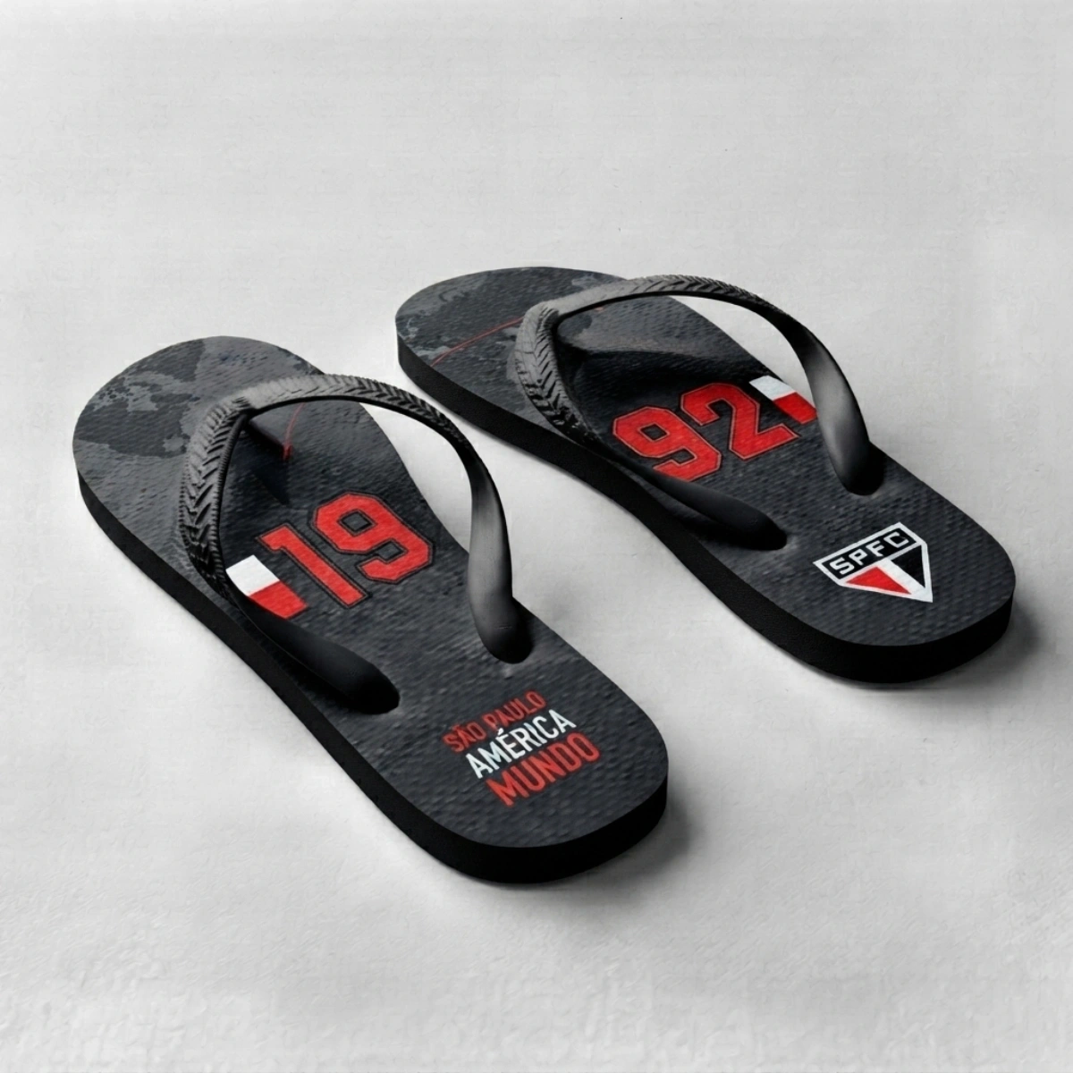 Chinelo Masculino São Paulo Varias Estampas - Imagem 9