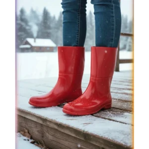 Bota Galocha Adulto Feminina Masculina Impermeável Chuva Bota Açougueiro