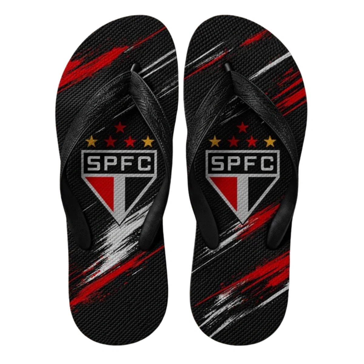 Chinelo Masculino São Paulo Varias Estampas - Imagem 34