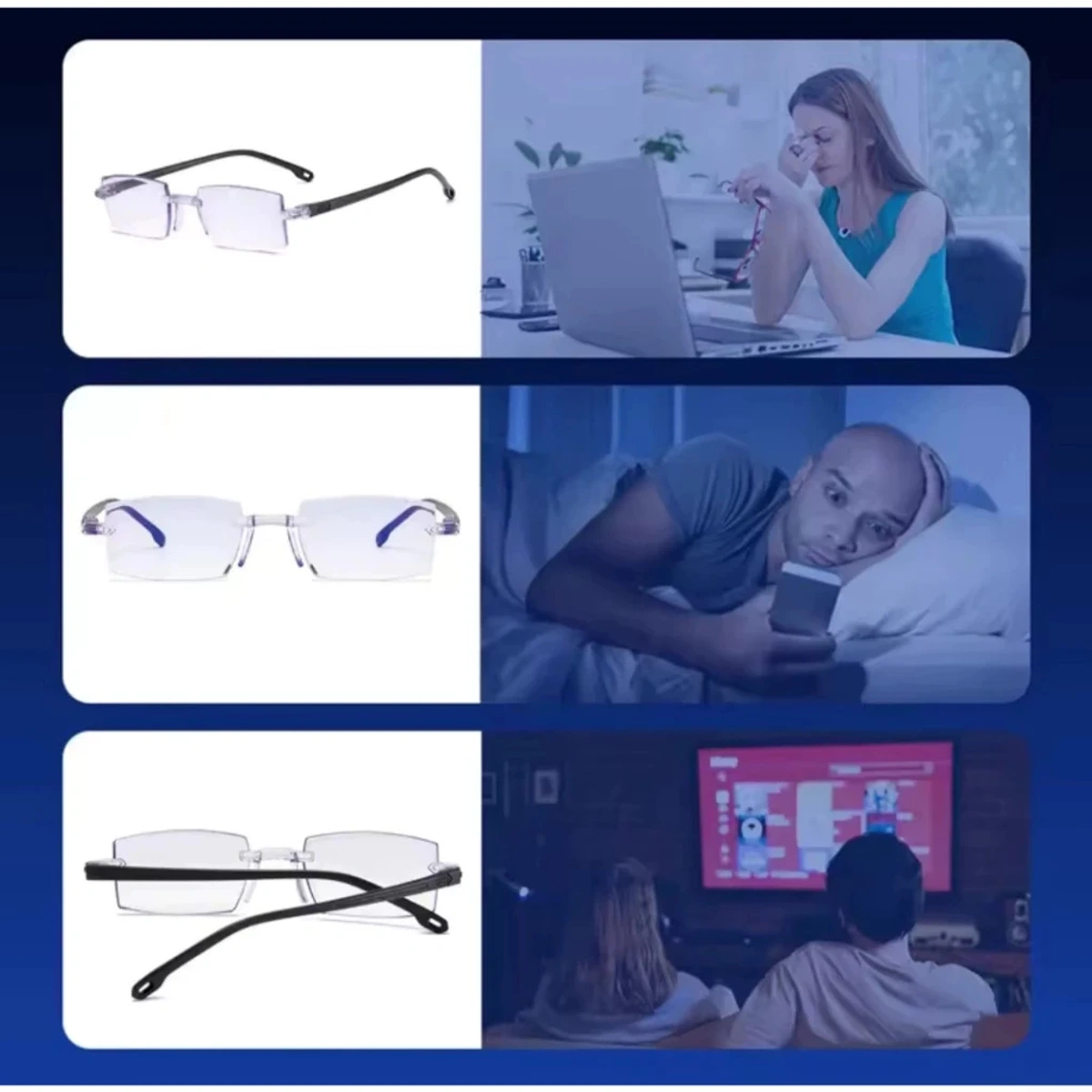 Óculos para Perto e Longe + Estojo e Limpa Lentes | Kit Completo - Imagem 6