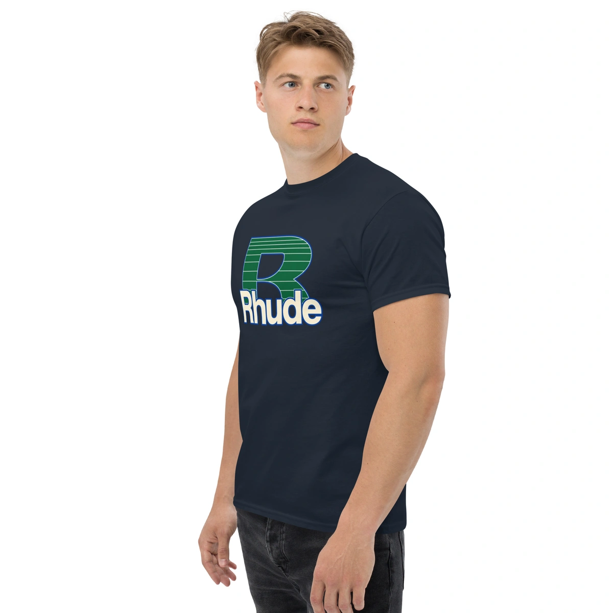 Camiseta Masculina Rhude Green Line - Imagem 12