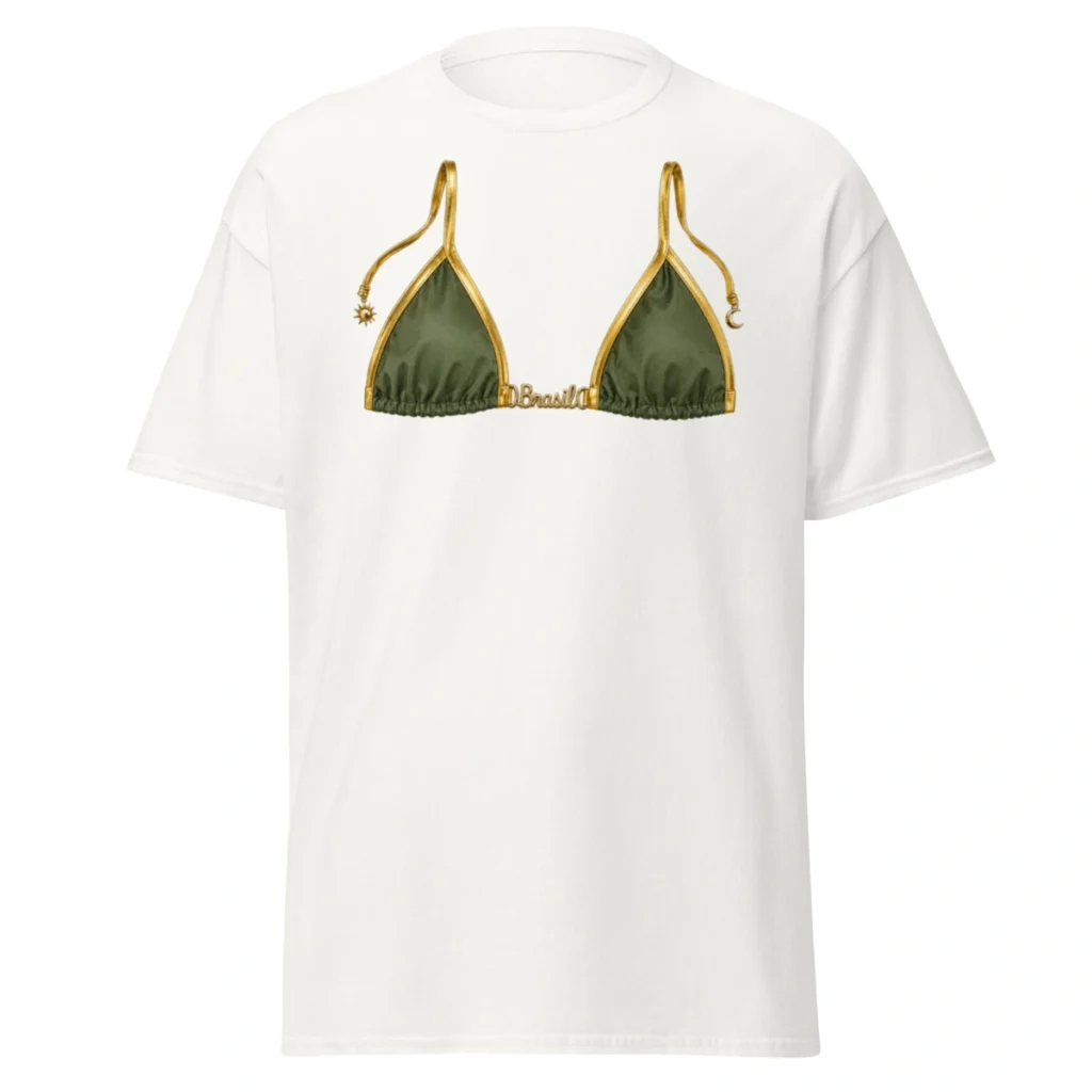 Camisa Feminina Baby Look Brasil Beach