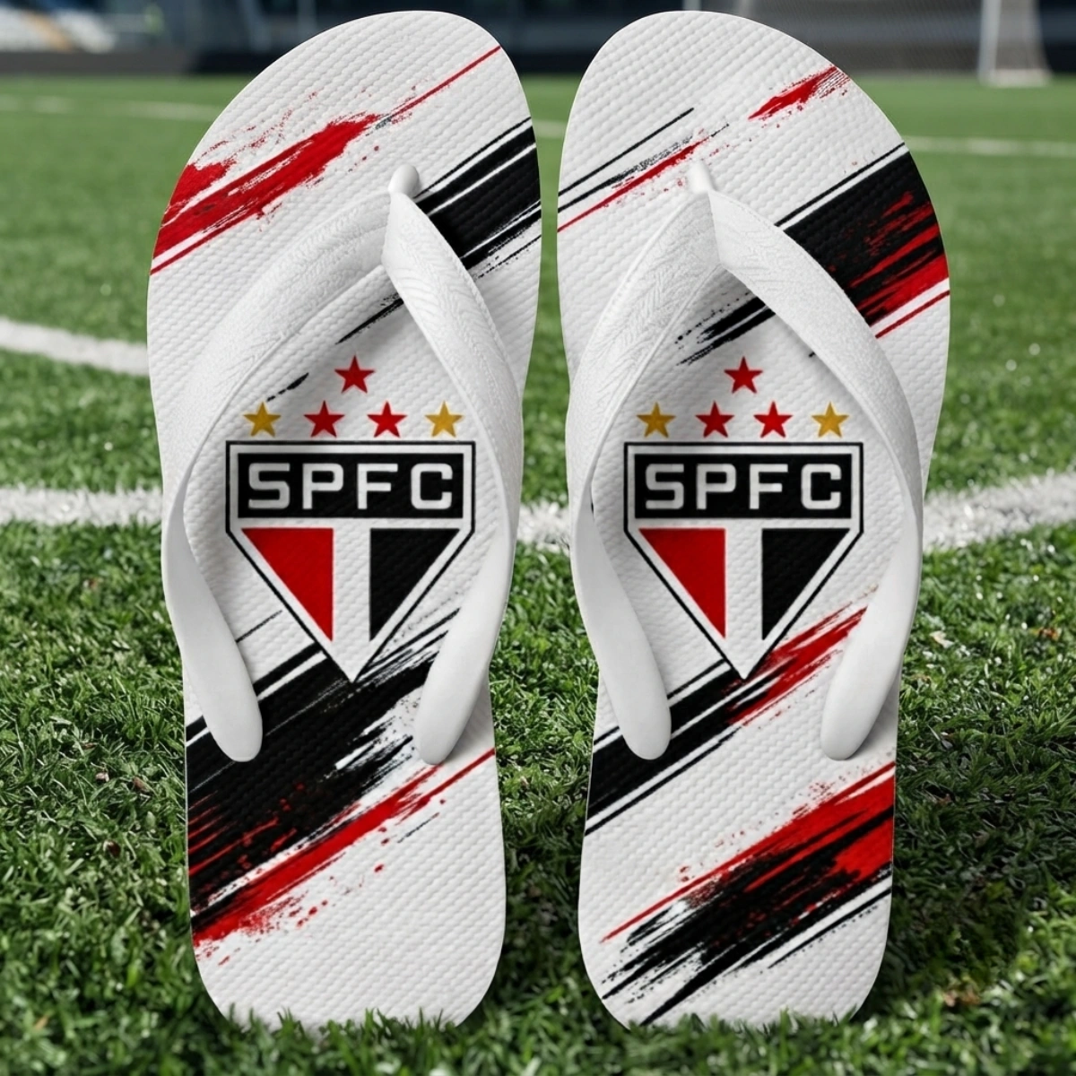 Chinelo Masculino São Paulo Varias Estampas - Imagem 2