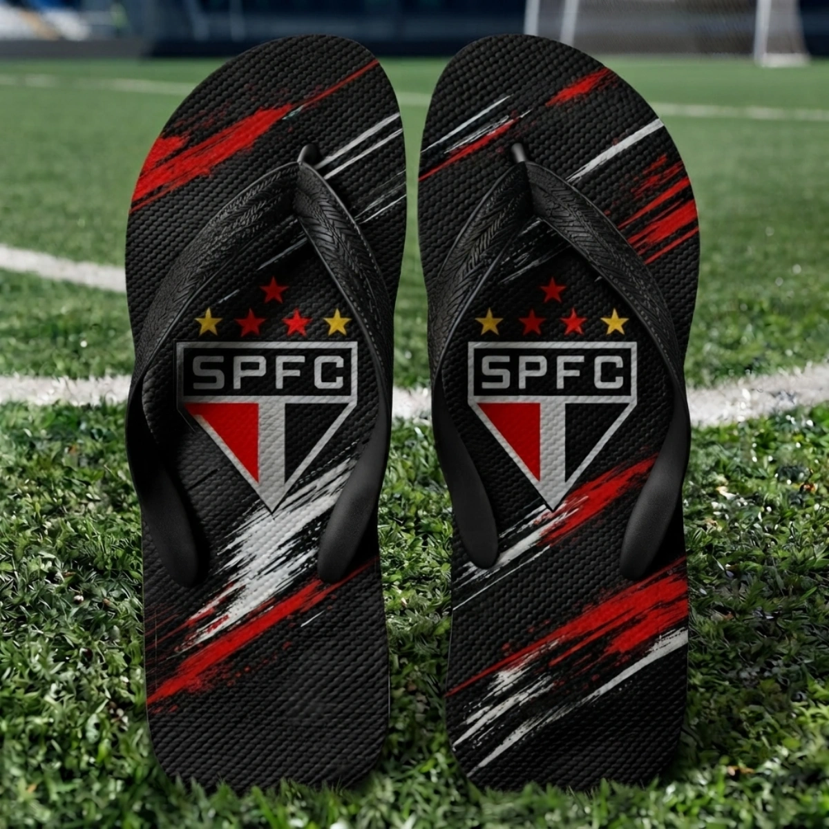 Chinelo Masculino São Paulo Varias Estampas - Imagem 33