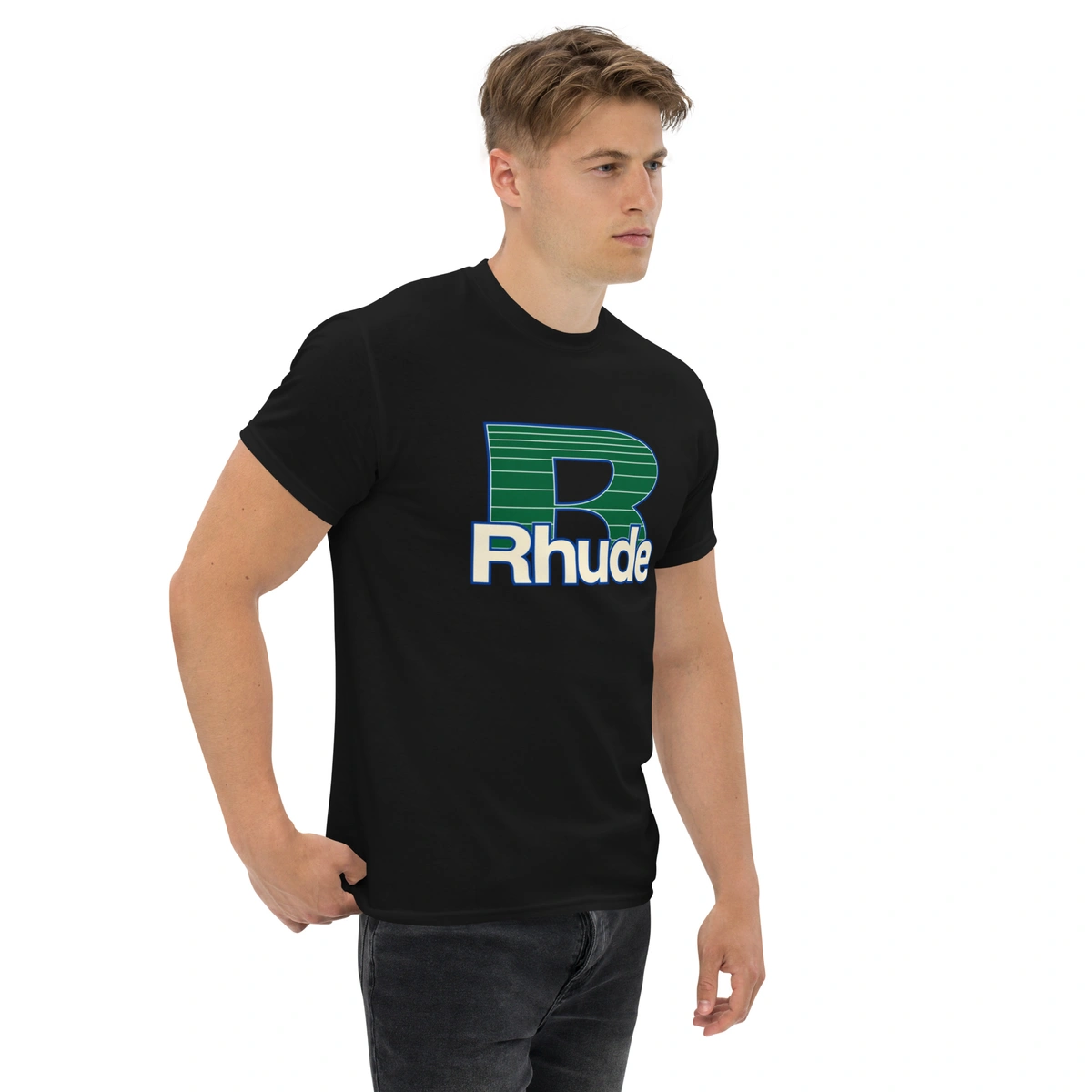 Camiseta Masculina Rhude Green Line - Imagem 18